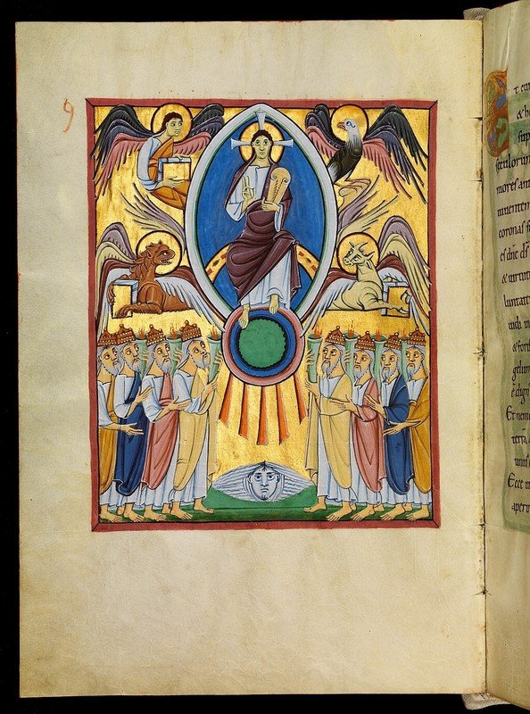 Bamberg Apocalypse Leatherbound Facsimile Reproduction Bamberger Apokalypse