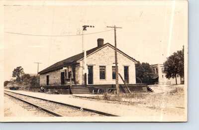 Real Photo Postcard Georgia Tunnelhill Nash Chat & StL / West & Atl Depot 1909