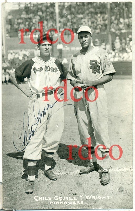Luis Chile Gómez 1909-1992 and Burnis Wild Bill Wright, the Black DiMaggio