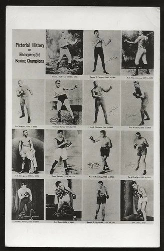 LINEAL HEAVYWEIGHT CHAMPIONS IMAGES JACK JOHNSON RPPC Boxing Real Photo Postcard