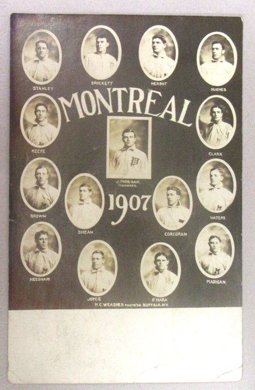 1907 MONTEAL Baseball Team RPPC postcard