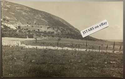1920s - 1930s HAIFA, ISRAEL, MT. CARMEL VIEW REAL PHOTO POSTCARD RPPC