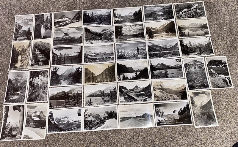 38 Different Glacier National Park Real Photo Postcards Glacier Studio RPPC