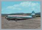 Kuwait Airways Vickers Viscount Beirut Airport Airline Issue Postcard Vintage