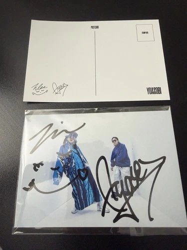 YOASOBI NORTH AMERICA TOUR 2024 + 2026 Signed Postcard Photo GENUINE