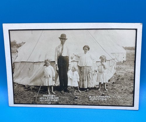 Ludlow Massacre 1914 Colorado Labor Strike RPPC Postcard Coal Miner History