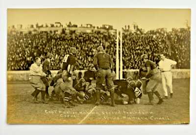 RPPC 1916 Cornell Vs Michigan Football Postcard Ithaca NY Sports Ivy League