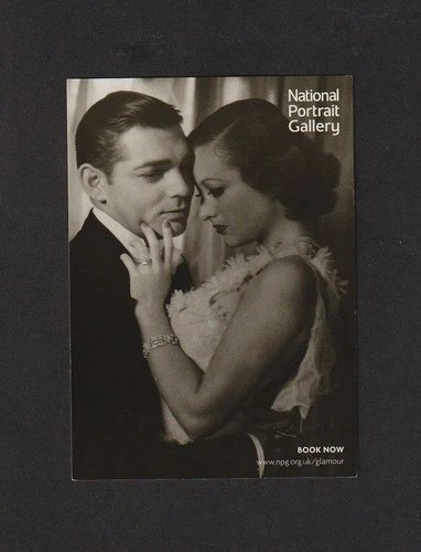 Vintage JOAN CRAWFORD CLARK GABLE Postcard for James