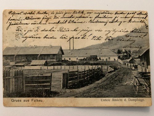 AK steam saw Falkeu Falcau Suceava Bukowina Bucovina