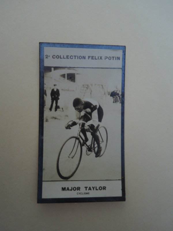 1906 Major Taylor Cycling High Graded Trading French Card Felix Potin 2