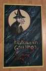 Rare Nash Halloween Series 42+1/2 Postcard Of Pretty Witch With Ugly Witch Mask