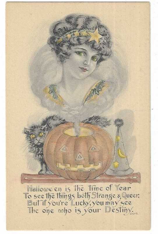 Gartner & Bender Halloween Postcard "Halloween is the time of year..."