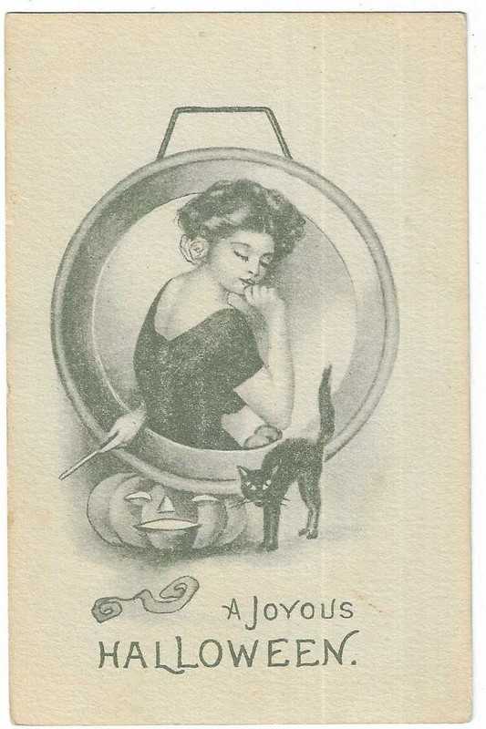 Halloween Postcard "A joyous Halloween"
