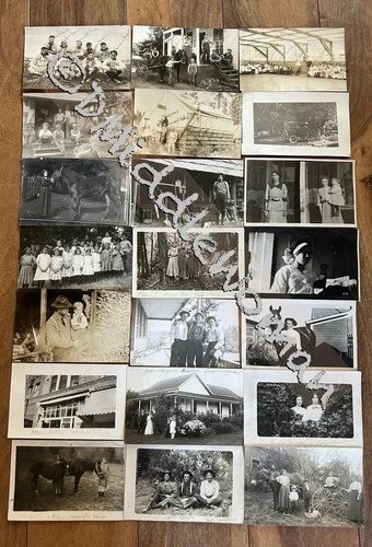 Siskiyou Co. CA Pioneer Lot Copco Barbershop, Hop Gold Baseball, Hilt CA RPPCs
