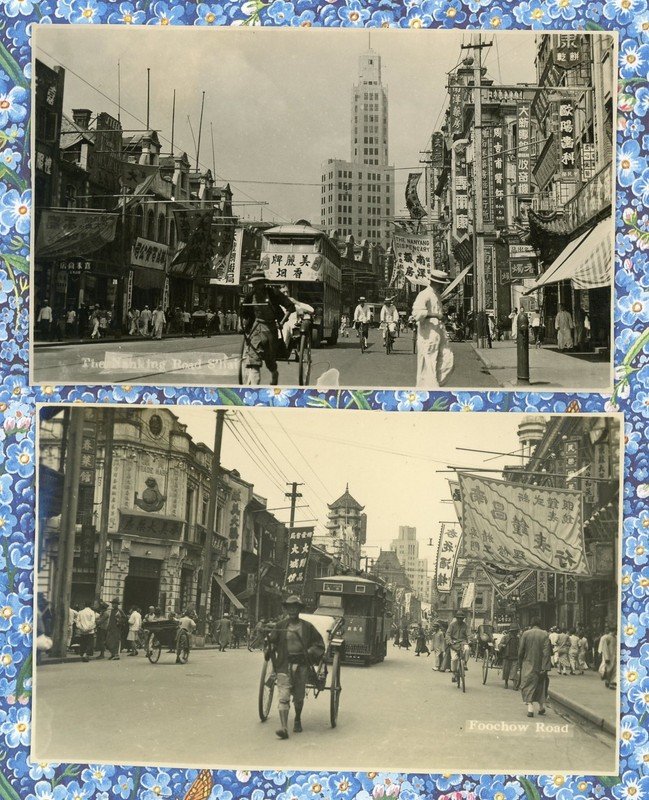 1940s SOME GREAT CHINESE STREET SCENES IN SHANGHAI CHINA 11 REAL PHOTO POSTCARDS