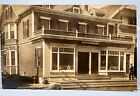 Original Sepia Tone Silver Photograph Postcard Water St Block Island Littlefield