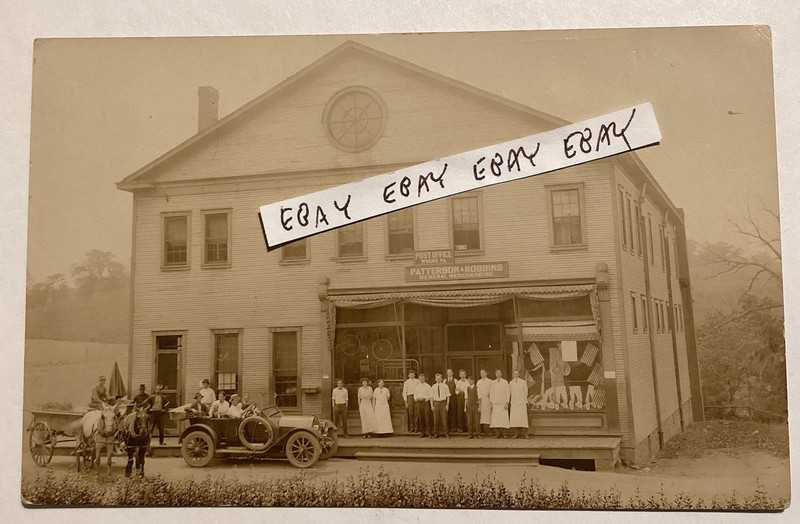 EARLY WYANO PA. GENERAL STORE, P.O. WESTMORELAND COUNTY RPPC REAL PHOTO POSTCARD