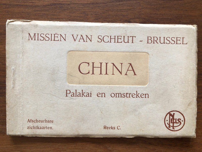 CHINA OLD POSTCARD BOOK MISSION NORMAALSCHOOL FRATERS HELCHTEREN BELGIUM X 10 !!