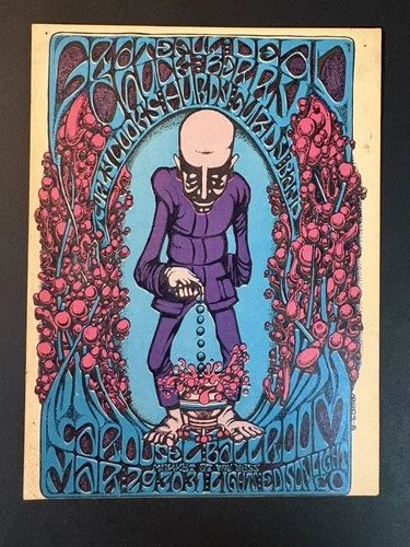 1968 Greatful Dead Berry Dropper Carousel Ball Room original AOR 2.163