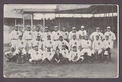 1907 Cleveland Naps Baseball Club Team Postcard reproduction 