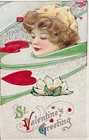 Valentine Day-Winsch Backs-Printed in Germany-Lot of 46 Postcards