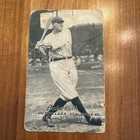 1926-29 EXHIBITS POSTCARD BACK (BATTING FOLLOW-THRU)