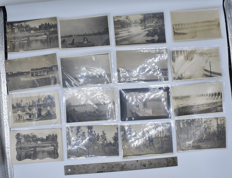 Miflin Alabama Postcard Hunting Fishing Boat 1912 RPPC - 16 Total