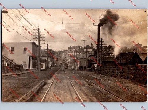 WOW c1905 Street View FREMONT SEATTLE Washington WA RPPC Real Photo Postcard