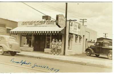 RPPC ~ Wel-Com-In Coffee Shop 1939, EL PASO, TEXAS ~ Real Photo Postcard