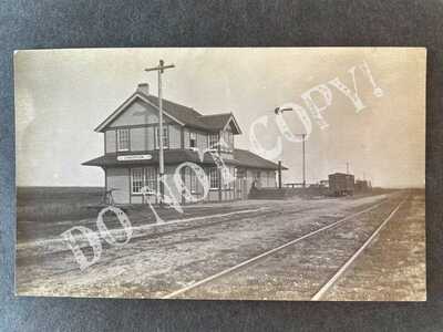 RPPC-Concepcion CA-Railroad Station-Train Depot-Santa Barbara County-Real Photo