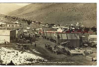 RPPC~ New Mining Camp 1912 EAST ROCHESTER, NEVADA~ Pershing County GHOST TOWN !!