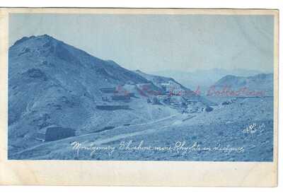 RPPC ~ Montgomery Shoshone Mine c.1907 RHYOLITE, NEVADA ~ Nye County GHOST TOWN