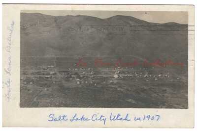 RPPC ~ Birdseye View c.1907 LIDA, NEVADA ~ Esmeralda County GHOST TOWN