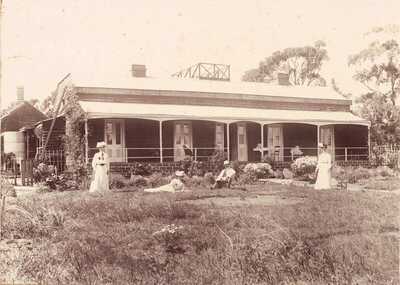 AUSTRALIA GIPPSLAND LARGE PHOTO of "IONA", MOSQUITO POINT, METUNG, BARTON 1900s