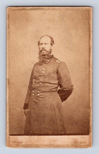 CIVIL WAR CVD UNION BRIGADIER GENERAL ERASTUS BERNARD TYLER PHOTO CARD Brandy AJ
