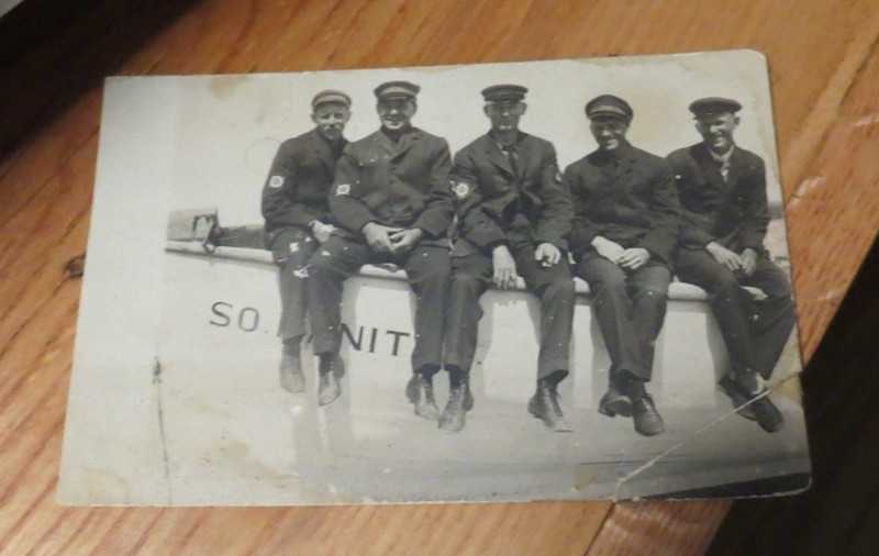RPPC South Manitou Island Mich Life Saving Station Coast Guard 5 CREW men
