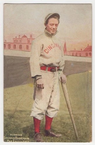 Miller Huggins Cincinnati Reds Baseball McGregor TX Morgan Red Belt Postcard
