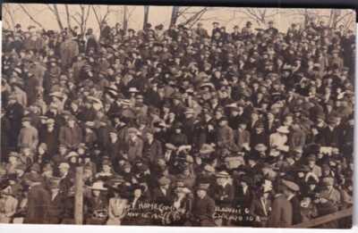 U of I RPPC Homecoming Football Game  Nov. 1912 Champaign Real Photo Postcard