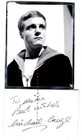 Michael Craze vintage signed postcard Doctor Who