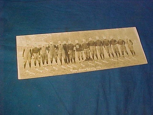 1911 PENN STATE FOOTBALL TEAM 10" Long REAL PHOTO POSTCARD