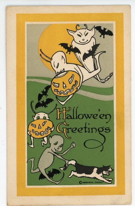 Halloween Rare Gibson Ghosts? JOLs Bats Goblin? Cat