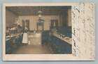Drug Store Soda Fountain w Moxie Sign RPPC Rutherford New Jersey Photo 1909
