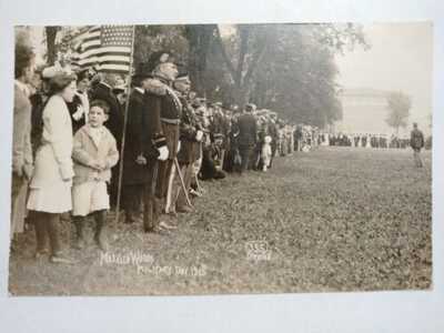 University Of Illinois 1915 Gen Woods WWI Military Day Urbana Champaign RPPC