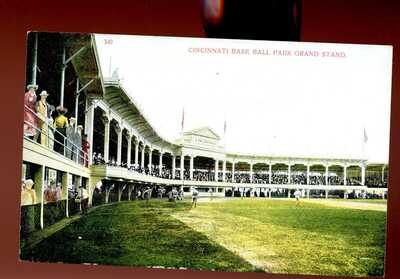 Ohio-Cincinnati-Baseball Park Grandstand-1908