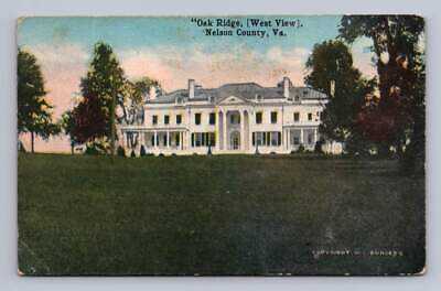 Oak Ridge Estate Arrington Nelson County Virginia Antique WE Burgess PC 1917