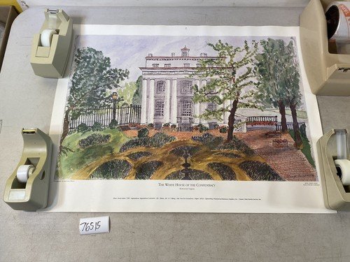 NEW White House Of The Confederacy Richmond Virginia Photo Poster 76S15