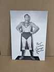 1953 TV Superman George Reeves Photo DC Comics Advertising Postcard Original