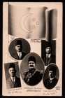 FUAD I, KING OF EGYPT & HIS MINISTERS, VINTAGE & NICE PHOTO POSTCARD,1929.