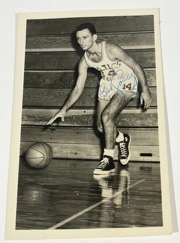 RPPC-Basketball-NBA-Boston Celtics-Bob Cousy-1950s Postcard
