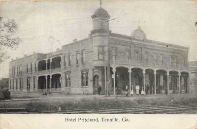 A View Of The Hotel Pritchard, Tennille, Georgia GA 1907